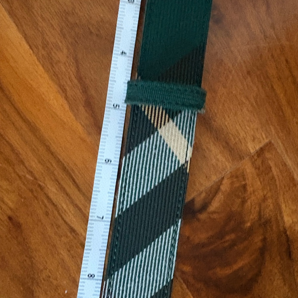 Burberry Green/Ivy Check Belt - Picture 14 of 17